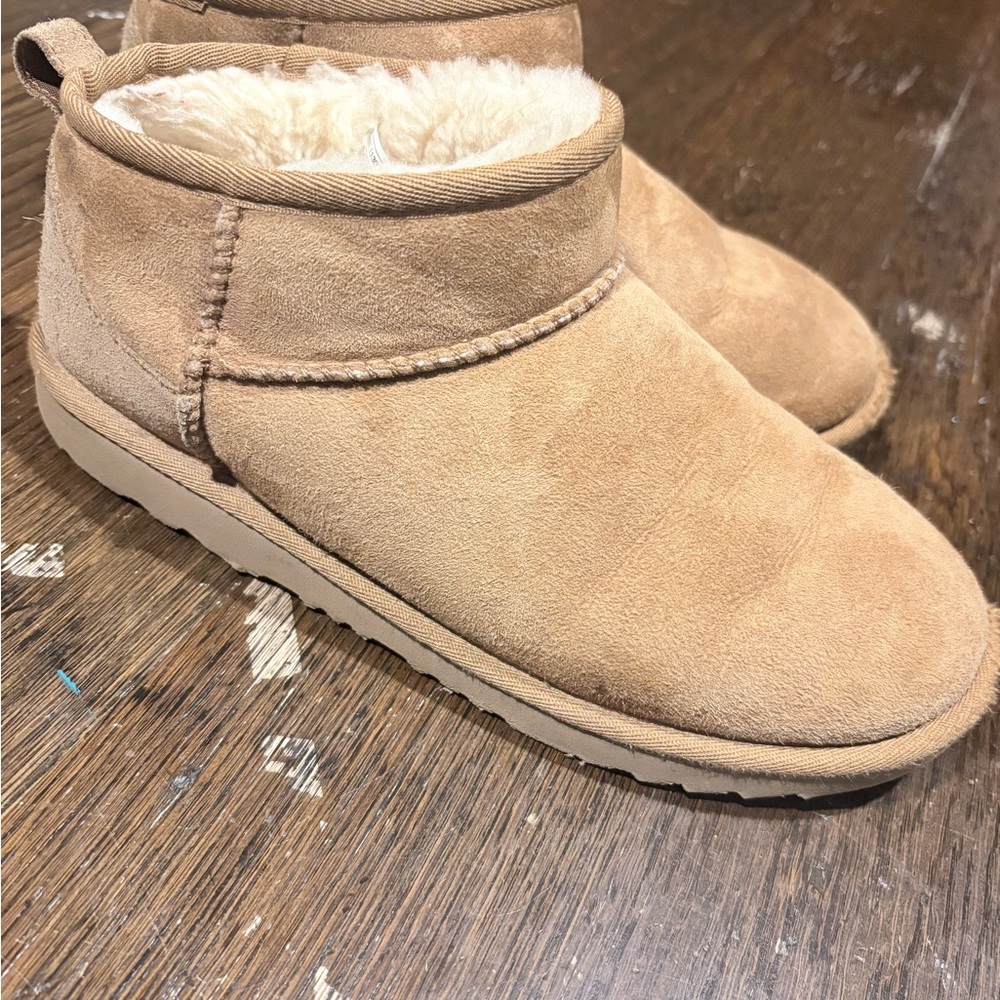 UGG Tan Kids Slippers